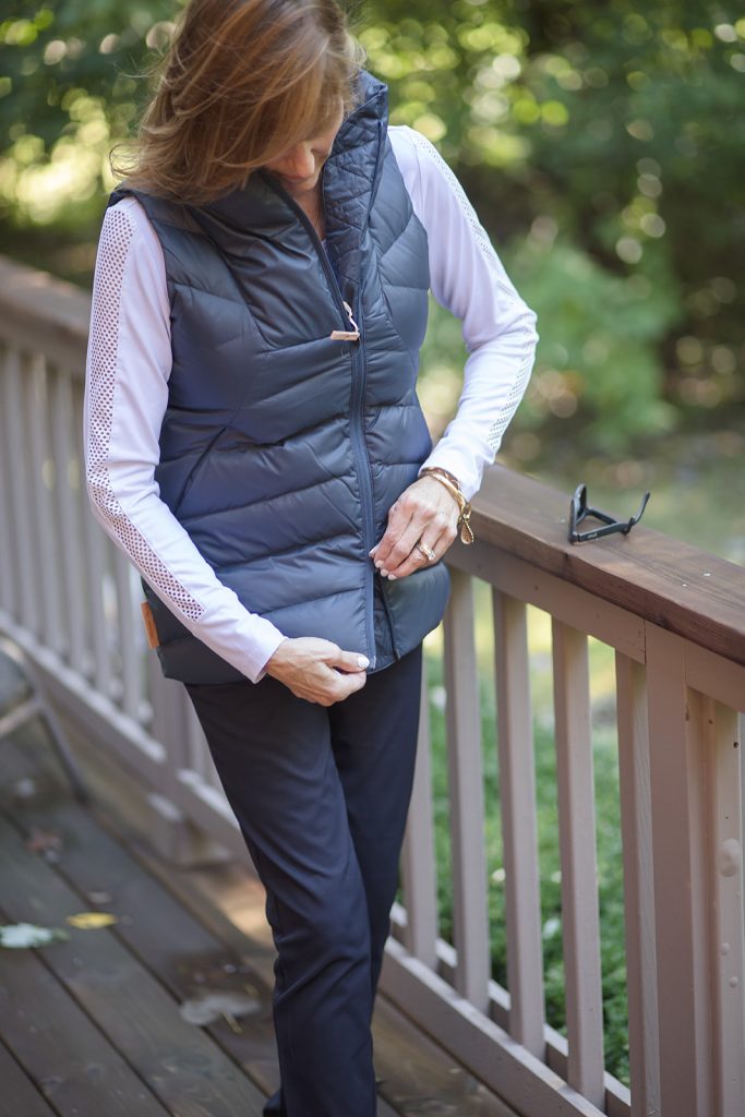 Anatomie Top, Indyeva Paplume Vest, Daily Sports Lyric Pants | Women's Fall Golf Clothes