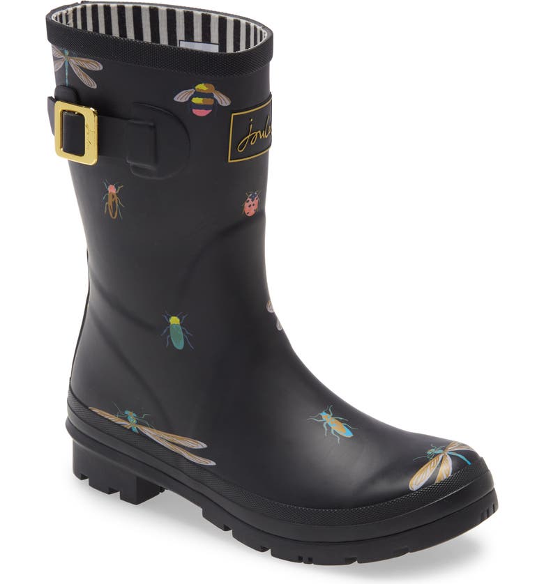 Joules Print Molly Welly Rain Boot