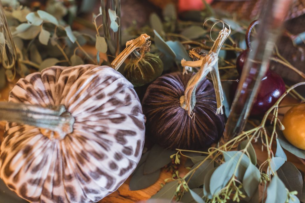 Photo of decorative pumpkins