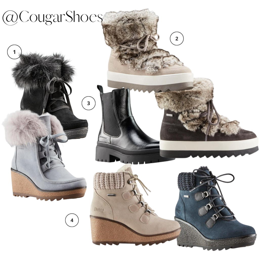 Collage of Cougar Boots