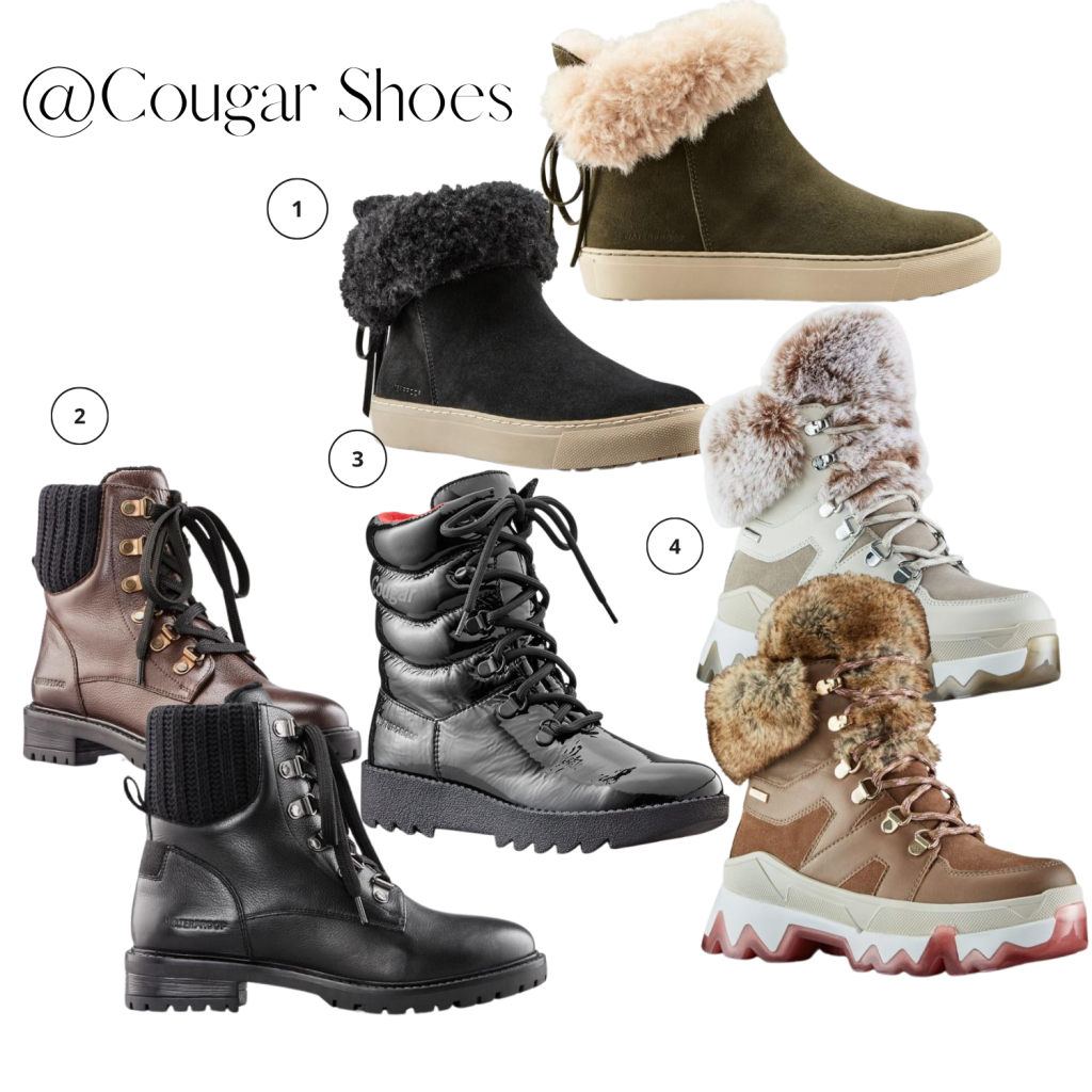 Collage of Cougar Boots