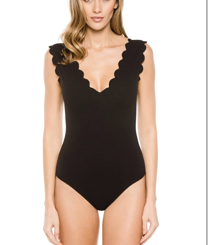 EEverything But Water Scallop One Piece by Marisa