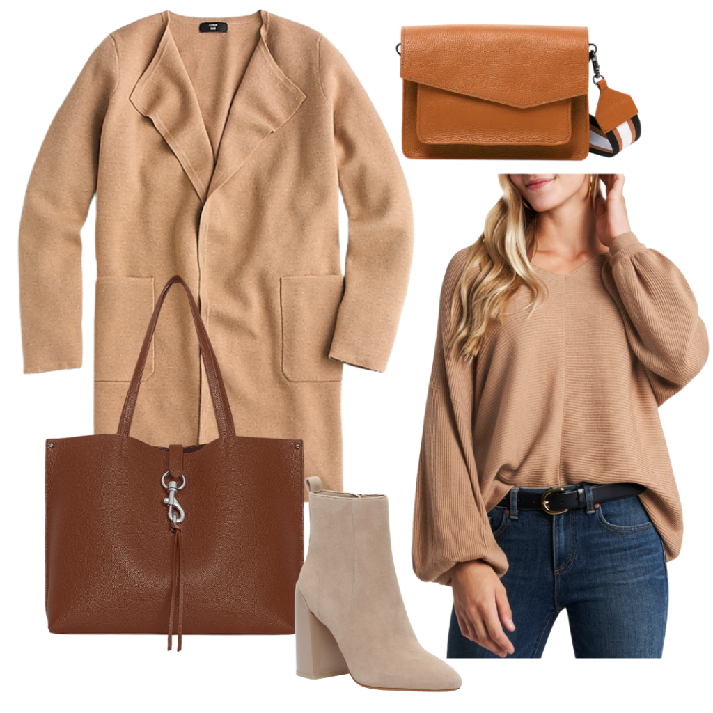 j crew juliette collarless sweater blazer, rebecca minkoff megan tote tobacco, nordstrom cobble hill leather crossbody bag by botkier, nordstrom 1.state ribbed balloon sleeve sweater, nordstrom vince camuto everna ankle boot