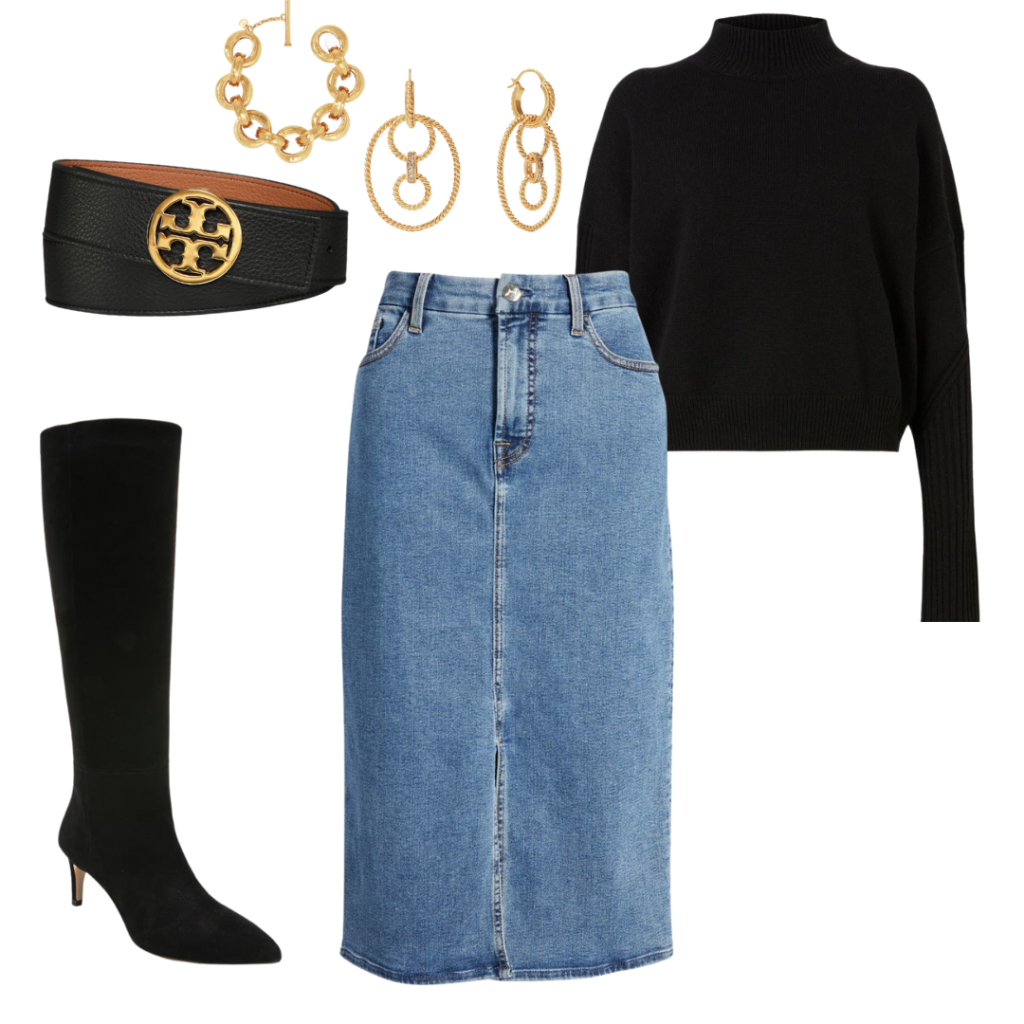 10 Best Jean Skirt Outfits for the Days You Want to Show Off Your  Trendsetter Skills
