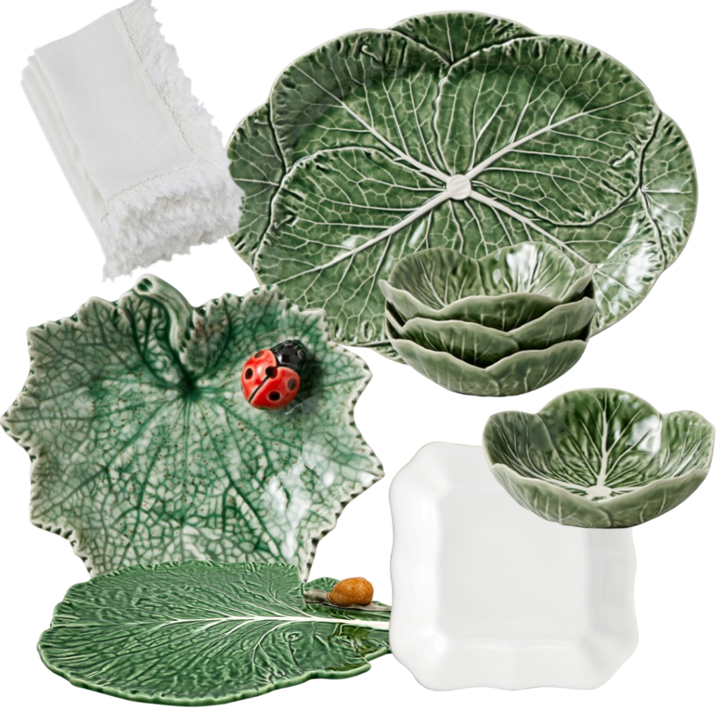 Williams Sonoma cabbage plates and bowls