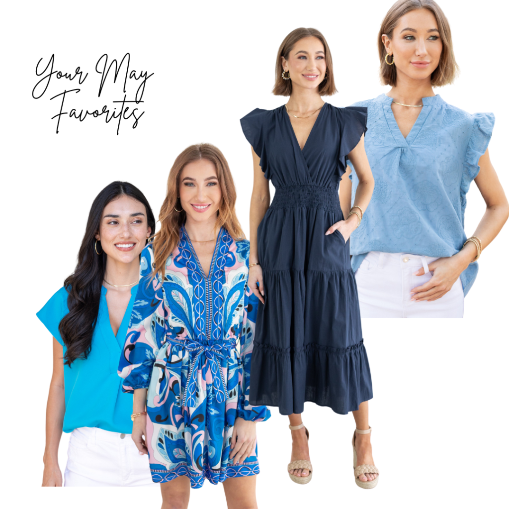 Avara Blake Top, Essie Dress, Leena Dress and Becca Top